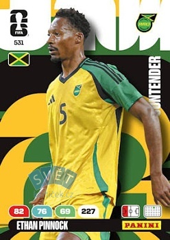 Ethan Pinnock Jamaica Panini FIFA World Cup 2026 Adrenalyn XL Contenders #531